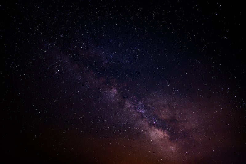 Starry night sky